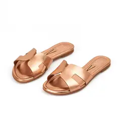 VIZZANO - SANDALIA PLANA ORO ROSA