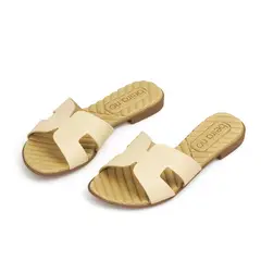 BEIRA RIO - SANDALIA PLANA CREMA