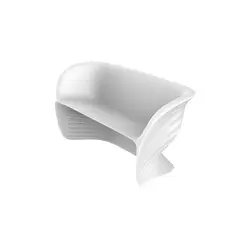 VONDOM - SOFA BIOPHILIA BLANCO EN RESINA DE POLIETILENO