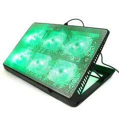 JALTECH - Base Refrigerante Para Portatil 6 Ventiladores