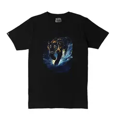 CREACIONES NU CROWN - Camiseta Niño Tigre Estrellas Nube Azul Nu Crown