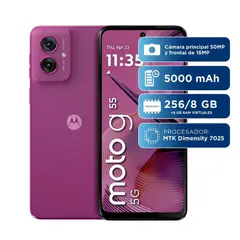 MOTOROLA - Celular Moto G55 5G 256Gb 8Ram Rosa