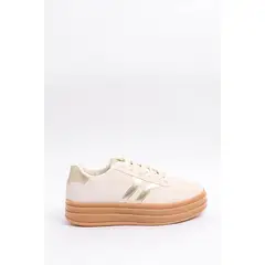 KOAJ - Tenis casuales unicolores con suelas altas y contrastes MUJER