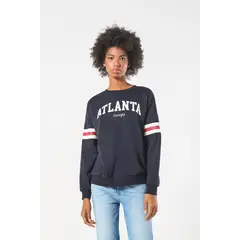 KOAJ - Buzo cuello redondo oversize para mujer cuello redondo MUJER