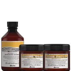 DAVINES - Shamp + Building pak + Acond Nourishing x 250 ml