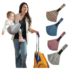 GENERICO - Cargador de Bebés Ergonómico - Portabebés Gris Aventurero