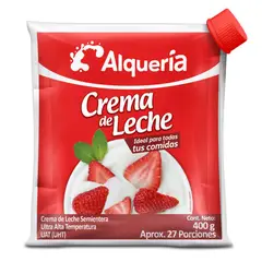 ALQUERIA - Crema de Leche Semientera 400g