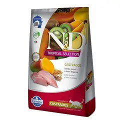 PET SPA - Alimento Para Gato Adulto Castrado N&D Tropical Pollo 04KG