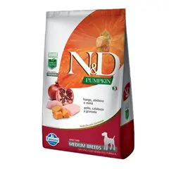 PET SPA - Alimento Para Perro Adulto Mediano N&D Pumpkin Pollo 25KG