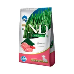 PET SPA - Alimento Para Perro Cachorro Pequeño N&D Spirulina Cerdo 7KG