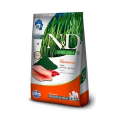 PET SPA - Alimento Para Perro Adt MedGran N&D Spirulina Tilapia 10.1 Kg