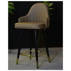 KAIU HOME - SILLA BAR URBAN CUERO SINTETICO MOCA