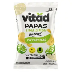 ALQUERIA - Papas Vitad Lima Limón 110g