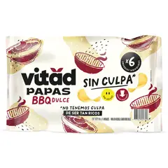 ALQUERIA - Papas Vitad Bbq Dulce Pack 6unds x24g c/u