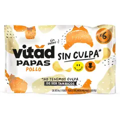 ALQUERIA - Papas Pollo Vitad Pack 6unds x24g c/u