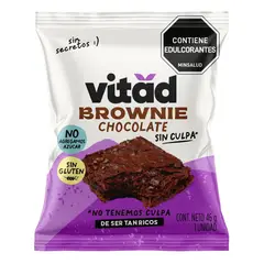 ALQUERIA - Brownie Vitad sin gluten Pack 4unds x46g c/u