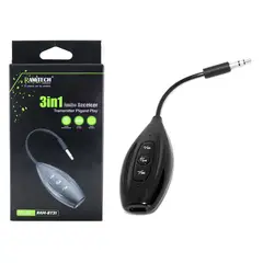 GENERICO - Adaptador Receptor Bluetooth Con Cable 3.5mm