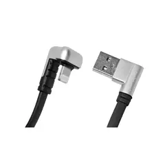 RAMITECH - Cable De Carga Rapida Usb-a A Lightning Doble Codo De 90°