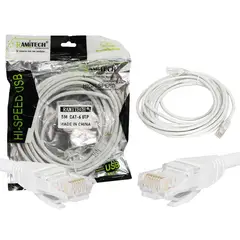 RAMITECH - Cable Red 5 Metros Utp Pc Internet Cat 6 Ethernet