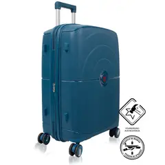 EXPLORA MALETAS - Maleta Rigida Grande Fresno Turquesa