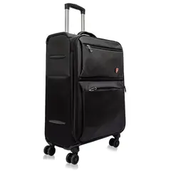 EXPLORA MALETAS - Maleta Blanda Mediana Spinner Negro