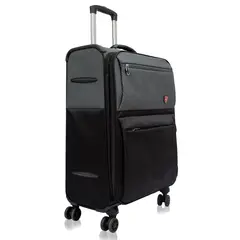 EXPLORA MALETAS - Maleta Blanda Mediana Spinner Gris