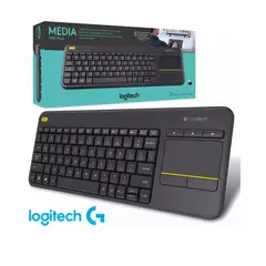 LOGITECH - Teclado k400 Plus Touch pad integrado