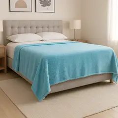 HARMONY HOME - Combo de 2 mantas suaves y abrigadoras 190*230