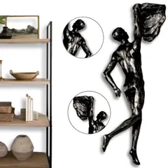 GENERICO - Hombre Colgado Figura Decorativa de Impacto Visual