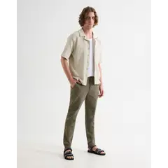 SEVEN SEVEN - Camisa Resort Para Hombre Arena