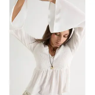 SEVEN SEVEN - Blusa Para Mujer Manga Larga Color Crudo Marca #28124058