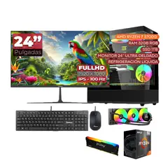 JANUS - COMPUTADOR TORRE GAMER AMD RYZEN 7 5700G 3,8GHZ 32 RGB/1 TB SSD REF LIQ 24" FHD.