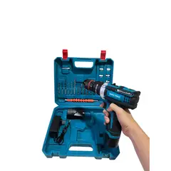GENERICO - Taladro Inalámbrico Atornillador Con Percutor 24v Accesorios