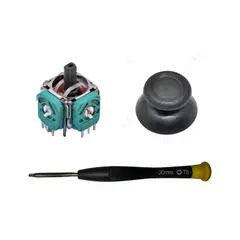 GENERICO - Destornillador Torx T8 + Analogo Repuesto + Capucha Para Control Ps4