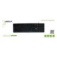 RAMITECH - Teclado Para Computador De Cable Usb