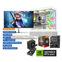 JANUS - COMPUTADOR TORRE GAMER R5 8500G 3,5GHZ RTX 4060 8 GB 32 GB DDR5 RGB/1 TB SSD 24