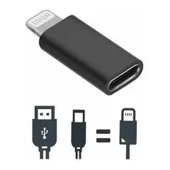 GENERICO - Adaptador Convertidor Otg Usb Tipo C A Compatible Lightning