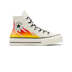 CONVERSE - Tenis Botas Chuck Taylor All Star Lift Mujer-Beige