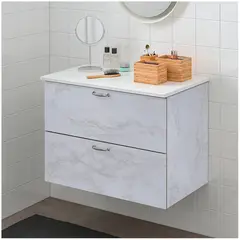 GENERICO - Papel Vinilo Adhesivo De 10 M X 45 Cm Marmol Mate