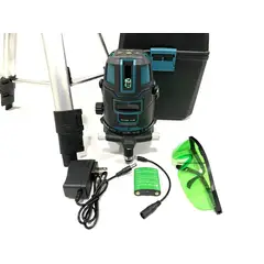 LASER - Nivel 5 Lineas Autonivelante Recargable Tripode