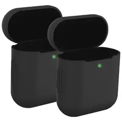 GENERICO - Combo Fundas de Silicona Estuche Proteccion AirPods 2 Generacion 1 y 2