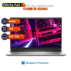 DELL - Portátil Inspiron 3530 / Intel Core i5 1334U / 40GB RAM / 1TB SSD / 15.6” FHD