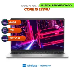 DELL - Portátil Inspiron 3530 / Intel Core i5 1334U / 64GB RAM / 1TB SSD / 15.6” FHD