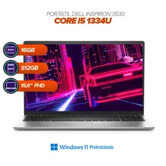 DELL - Portátil Inspiron 3530 Intel Core i5 1334U 16GB RAM 512GB SSD 15.6” FHD