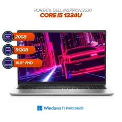 DELL - Portátil Inspiron 3530 / Intel Core i5 1334U / 20GB RAM / 512GB SSD / 15.6” FHD