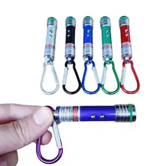 GENERICO - Mini Laser Linterna Luz Led Puntero Llavero Gancho Portable