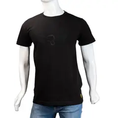 GENERICO - Camiseta Cuello R Alma de Aviador Negro CT Algodón Peruano