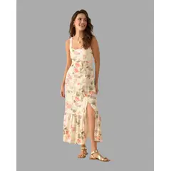 ESPRIT - Vestido Largo para Mujer Escote Recto