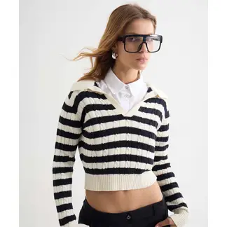 SEVEN SEVEN - Saco Para Mujer Cuello Camisero Color Negro Marca #28330671