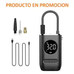 COMPRESSPORT - INFLADOR COMPRESOR PARA CARRO Y MOTO PREMIUM CON ACCESORIOS